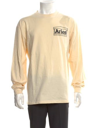 Aries Graphic Print Crew Neck T-Shirt