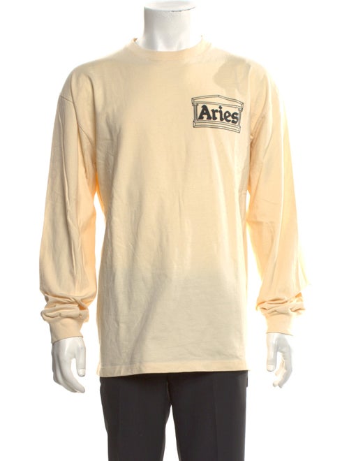 Aries Graphic Print Crew Neck T-Shirt