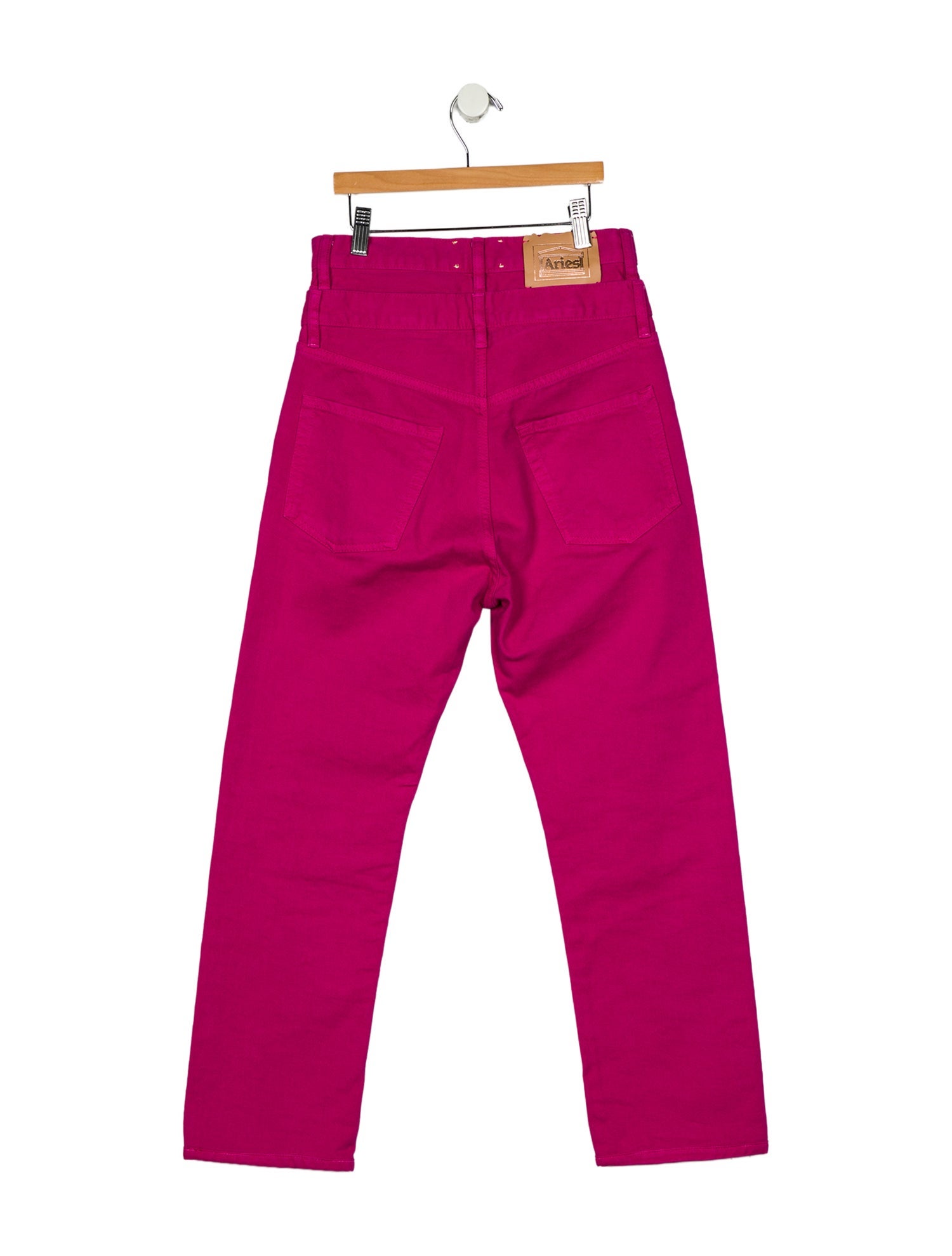 Aries High-Rise Straight Leg Jeans