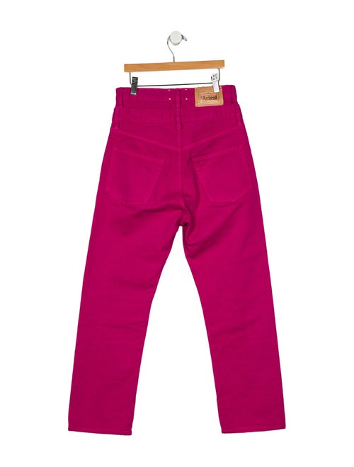 Aries High-Rise Straight Leg Jeans