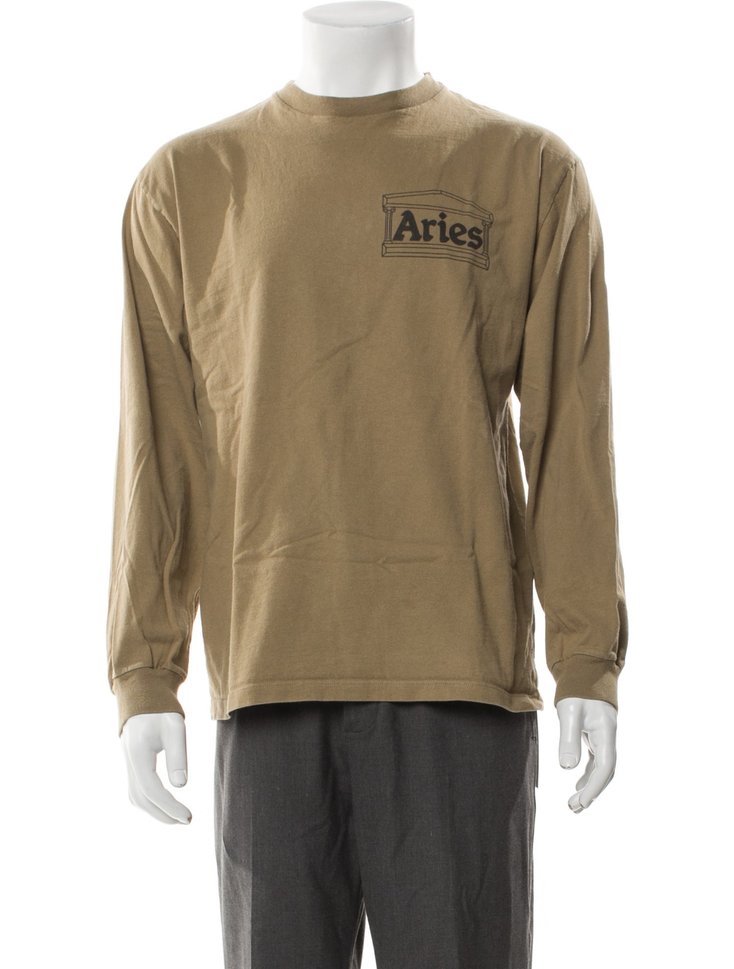 Aries Graphic Print Crew Neck T-Shirt