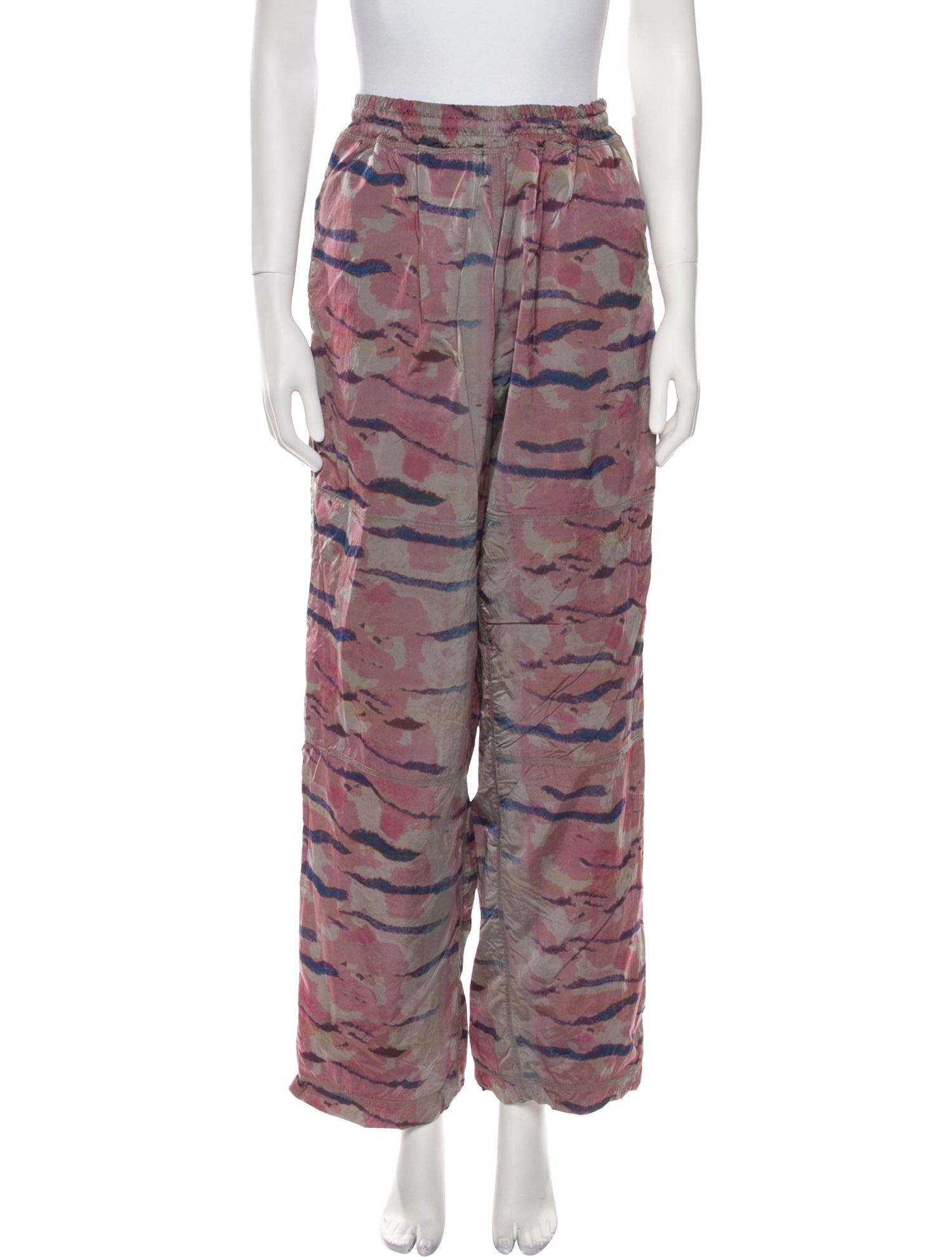 Aries Tie-Dye Print Straight Leg Pants