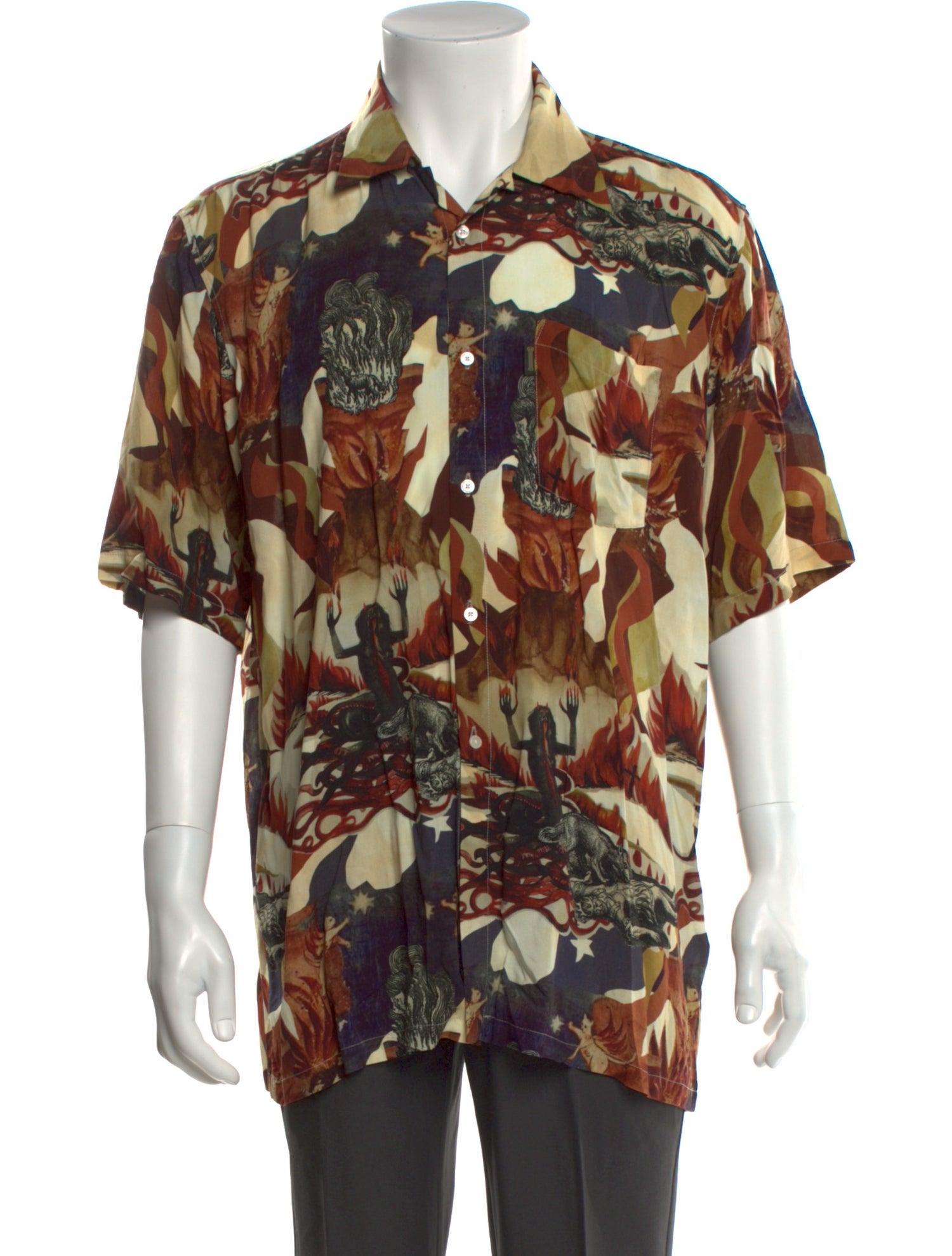 Aries Printed Short Sleeve Shirt