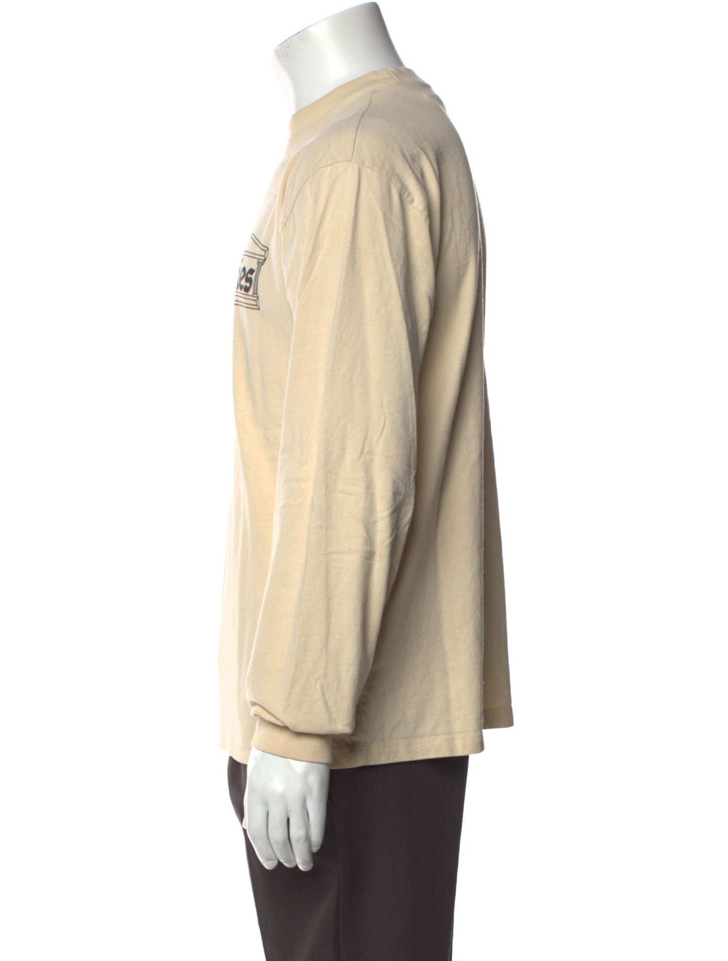 Aries Graphic Print Crew Neck Henley