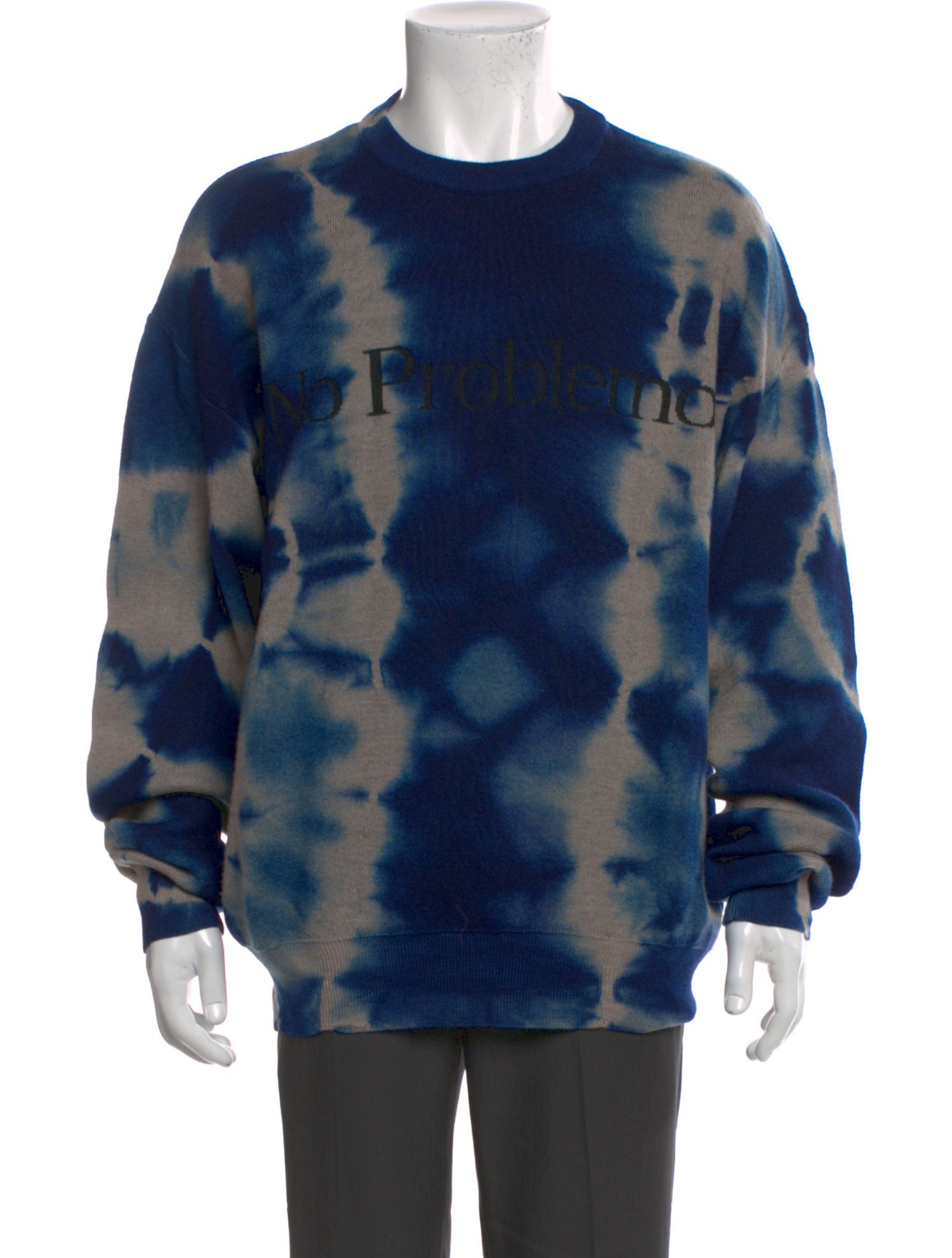 Aries Wool Tie-Dye Print Pullover