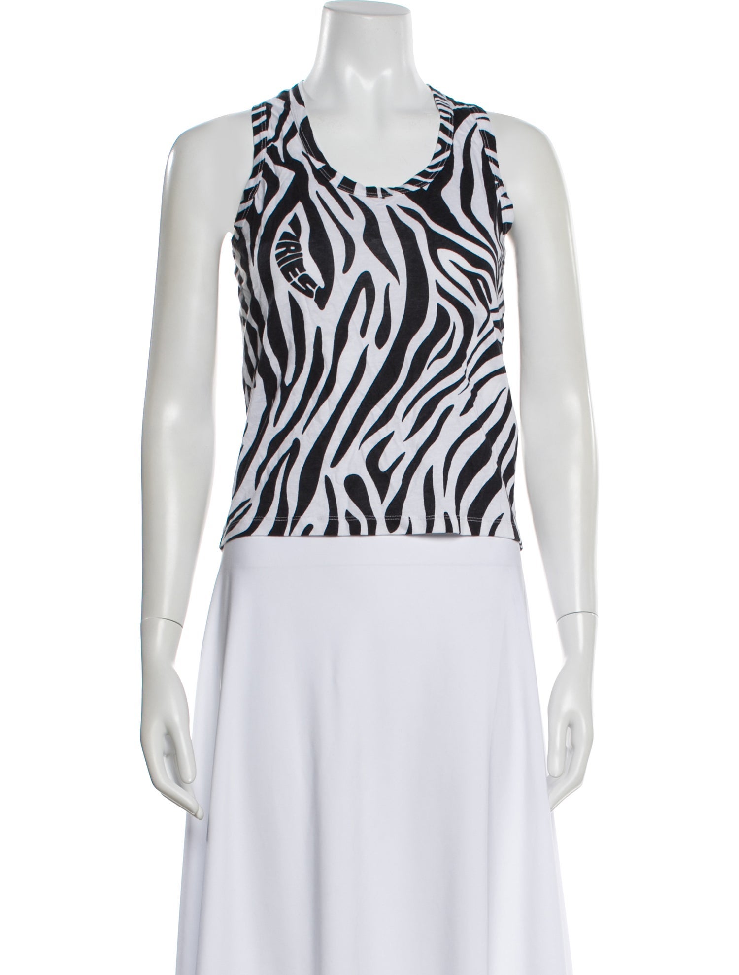 Aries Animal Print Crew Neck Top w/ Tags