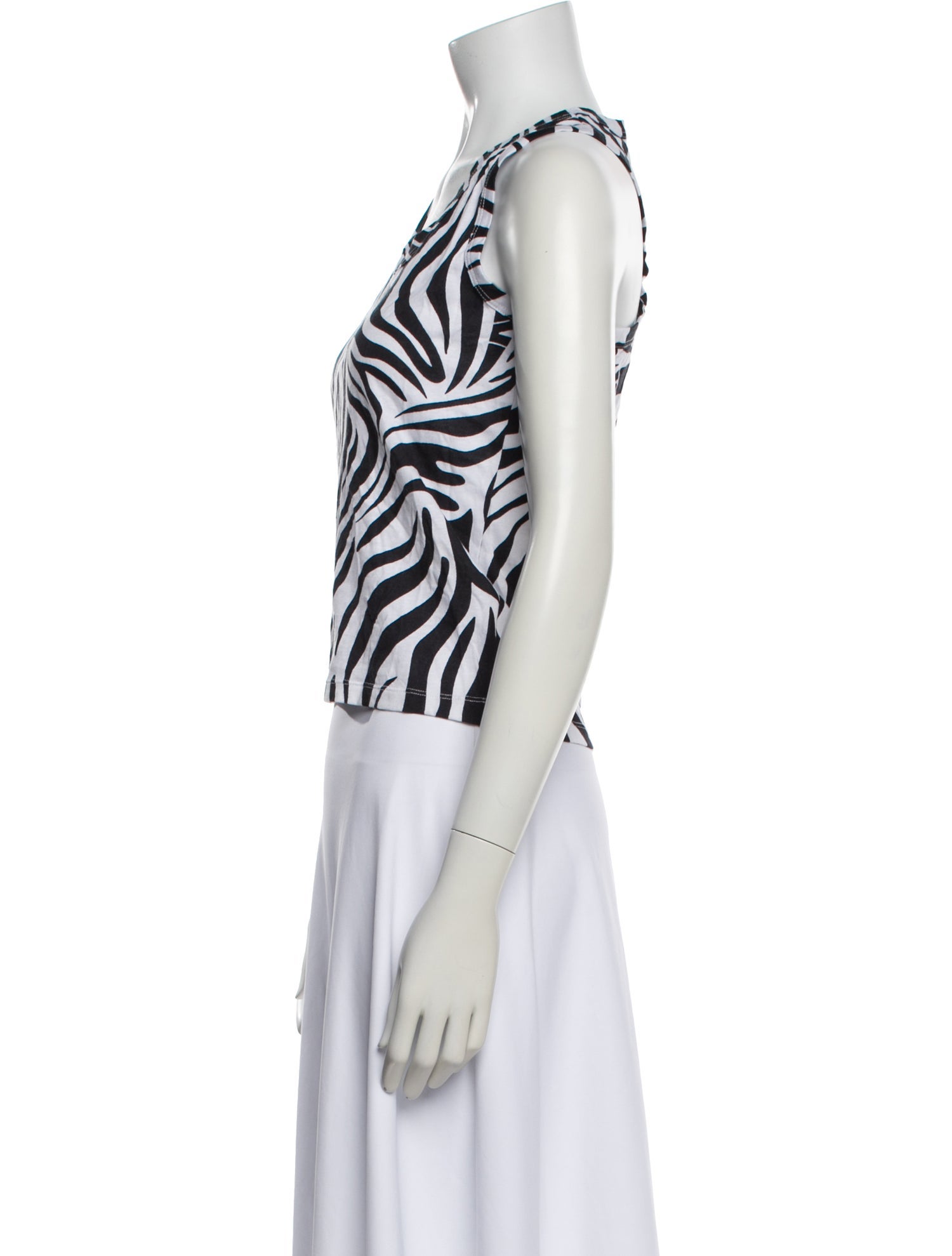 Aries Animal Print Crew Neck Top w/ Tags