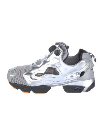 Pre-owned Aries Mesh Chunky Sneakers In Silver