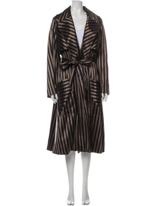 Arjé Striped Coat Gold