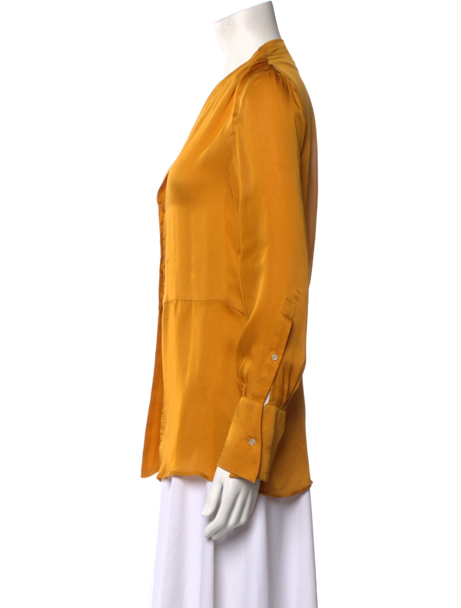 ARJÉ V-Neck Long Sleeve Blouse