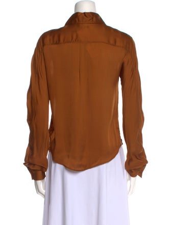 ARJÉ Long Sleeve Button-Up Top