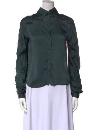 ARJÉ Long Sleeve Button-Up Top