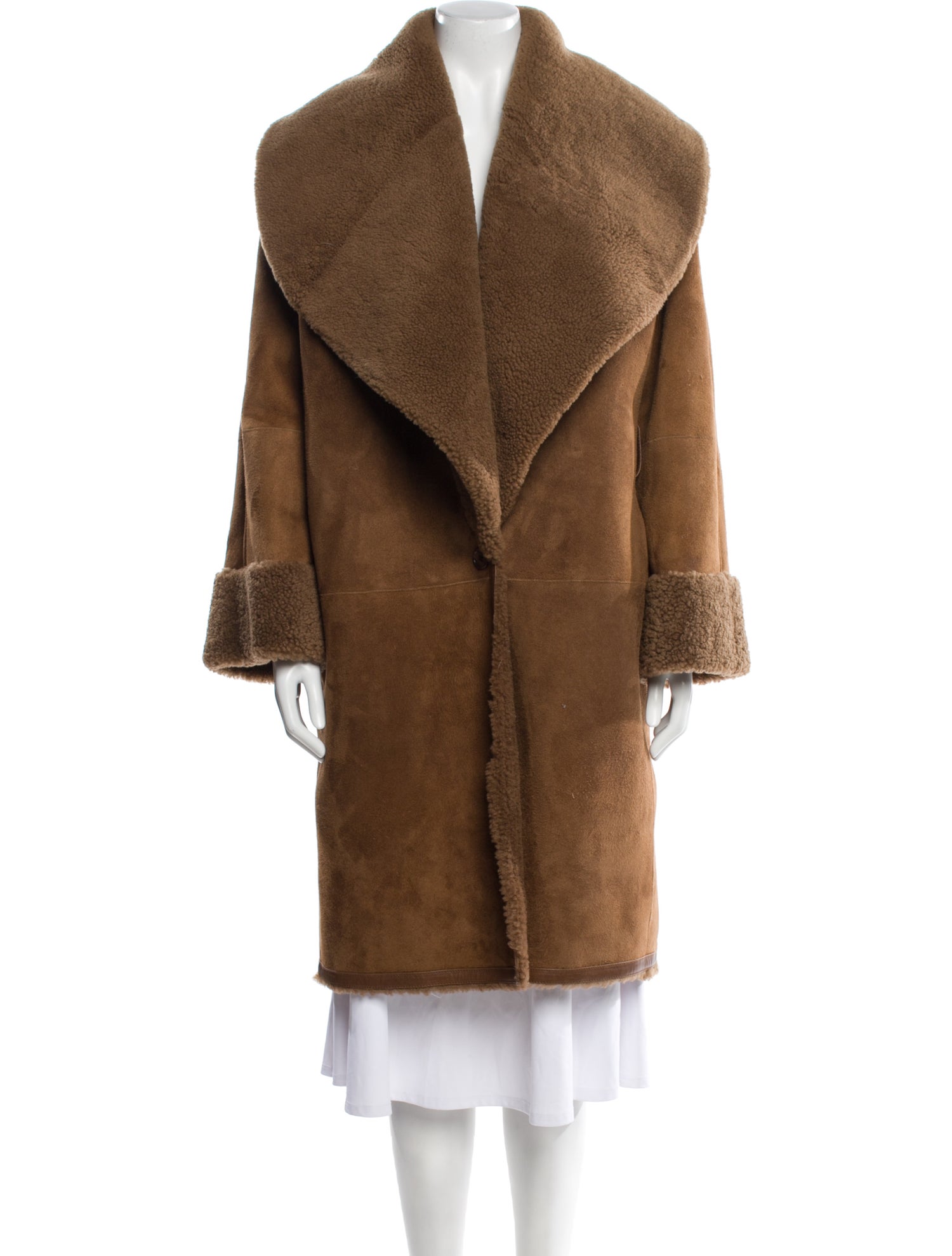 ARJÉ Lambskin Faux Fur Coat