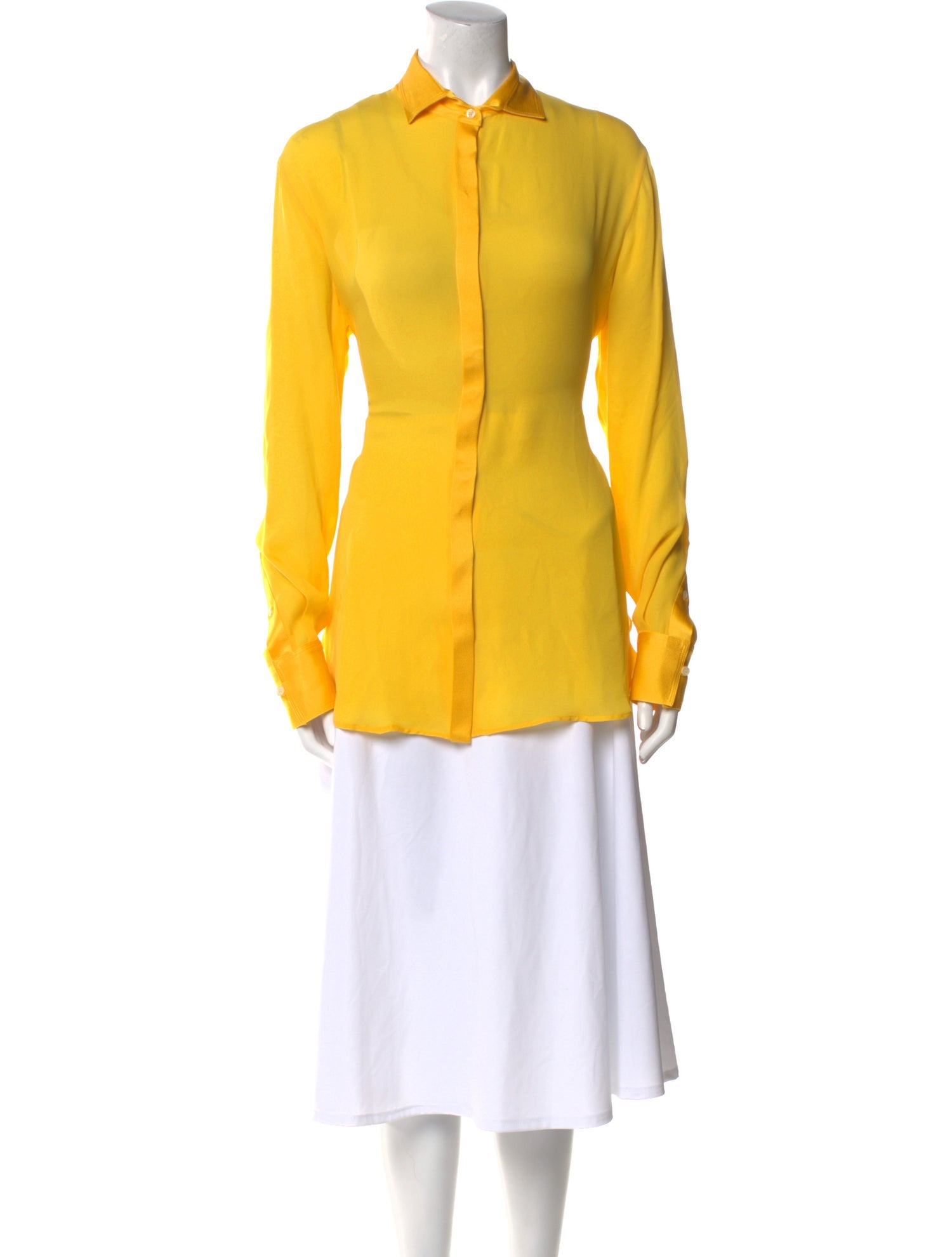 ARJÉ Silk Long Sleeve Tunic