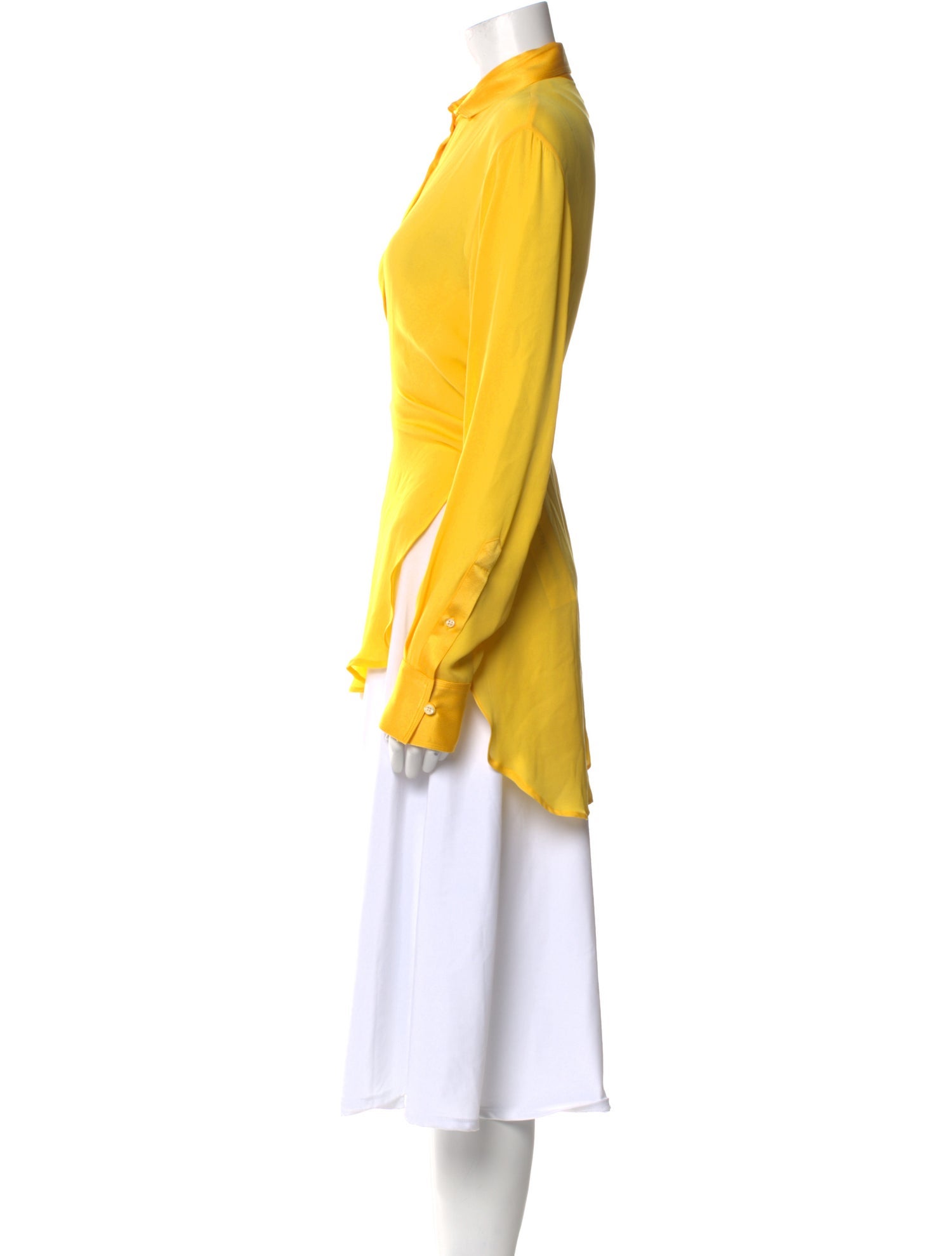 ARJÉ Silk Long Sleeve Tunic
