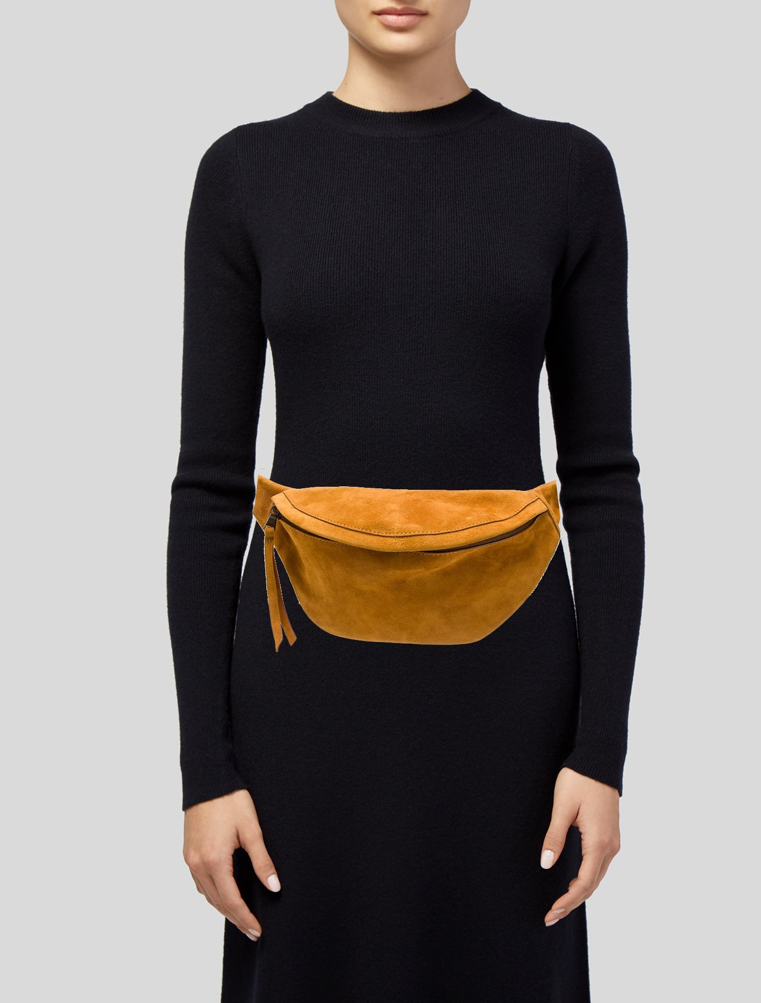 ARJÉ Suede Belt Bag