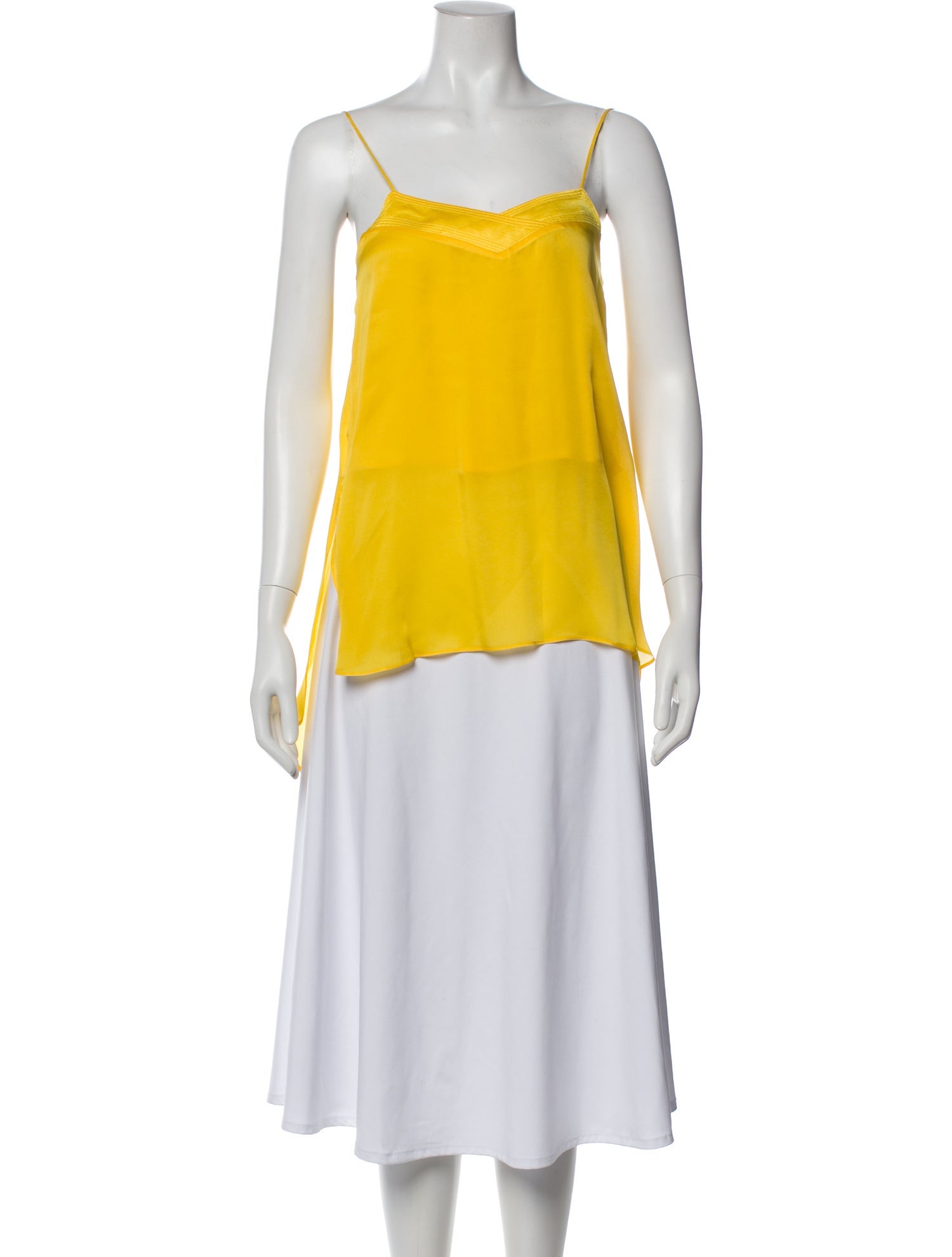 ARJÉ Silk V-Neck Top