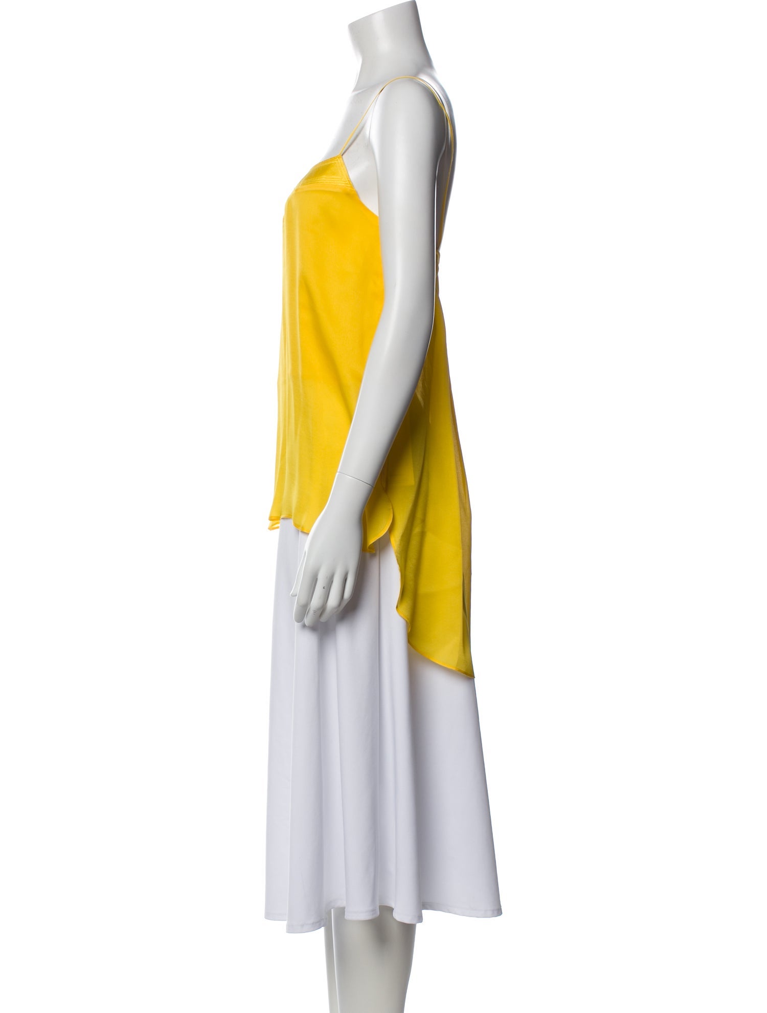 ARJÉ Silk V-Neck Top