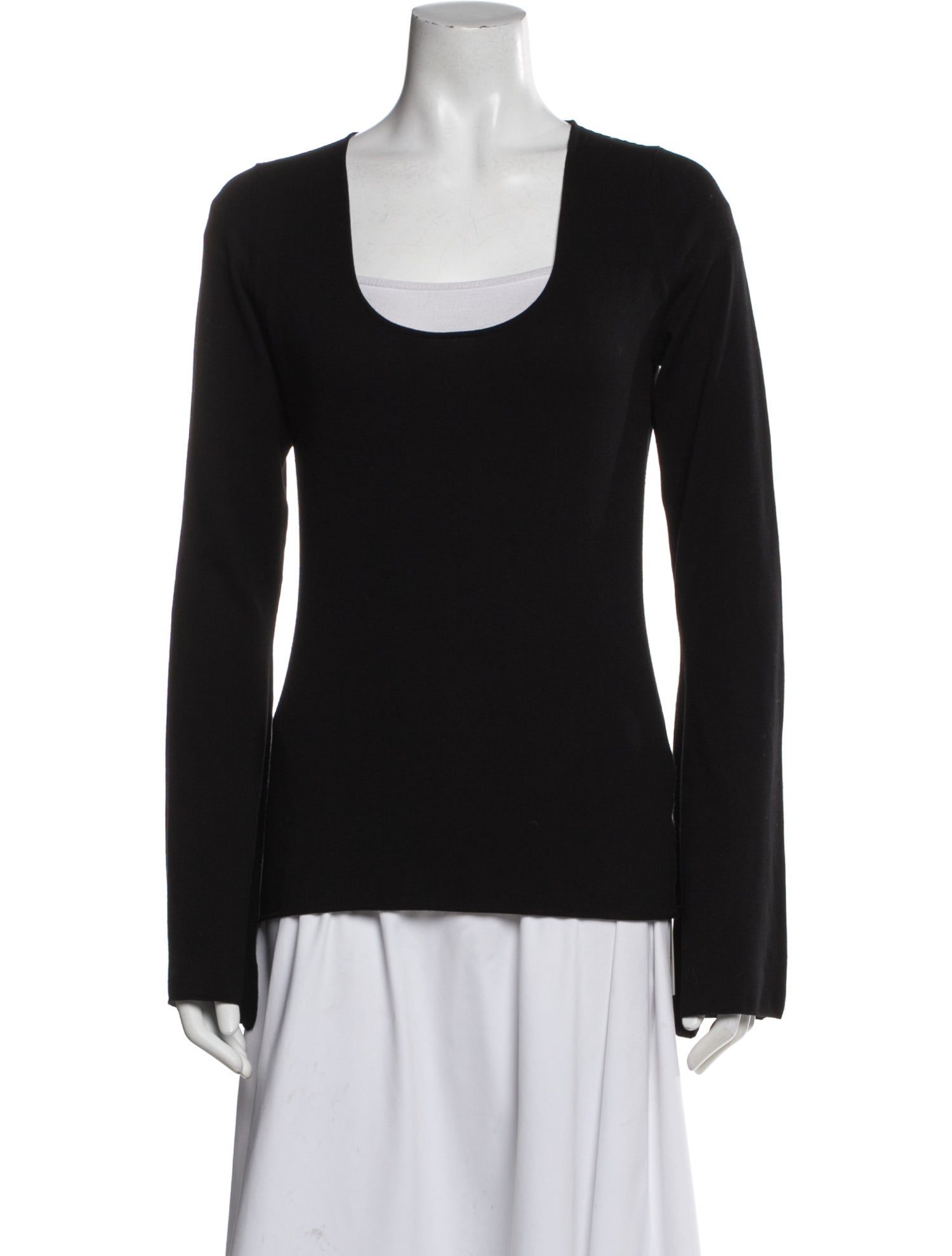 ARJÉ Virgin Wool Crew Neck Top