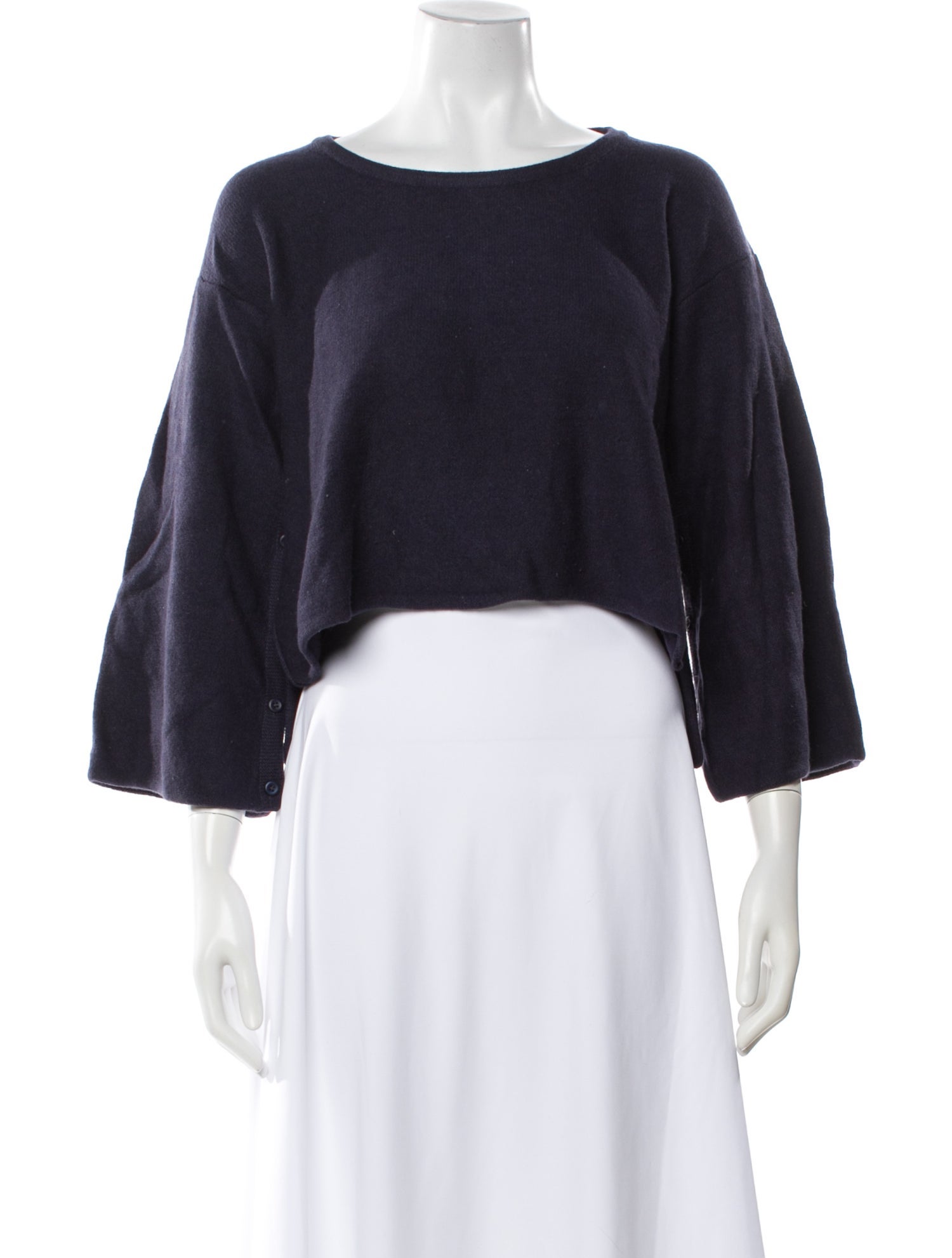 ARJÉ Wool Crew Neck Crop Top