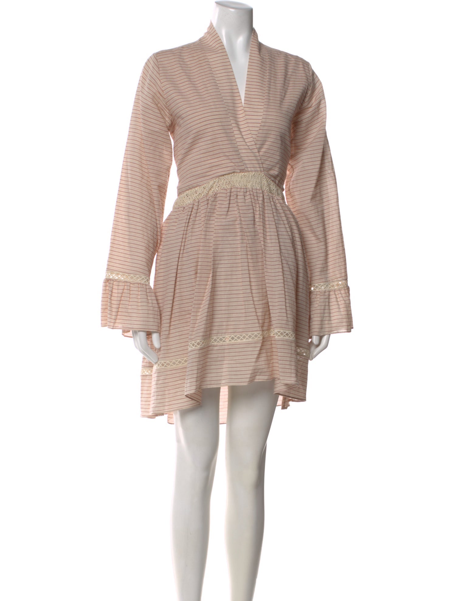 ARJÉ V-Neck Knee-Length Dress