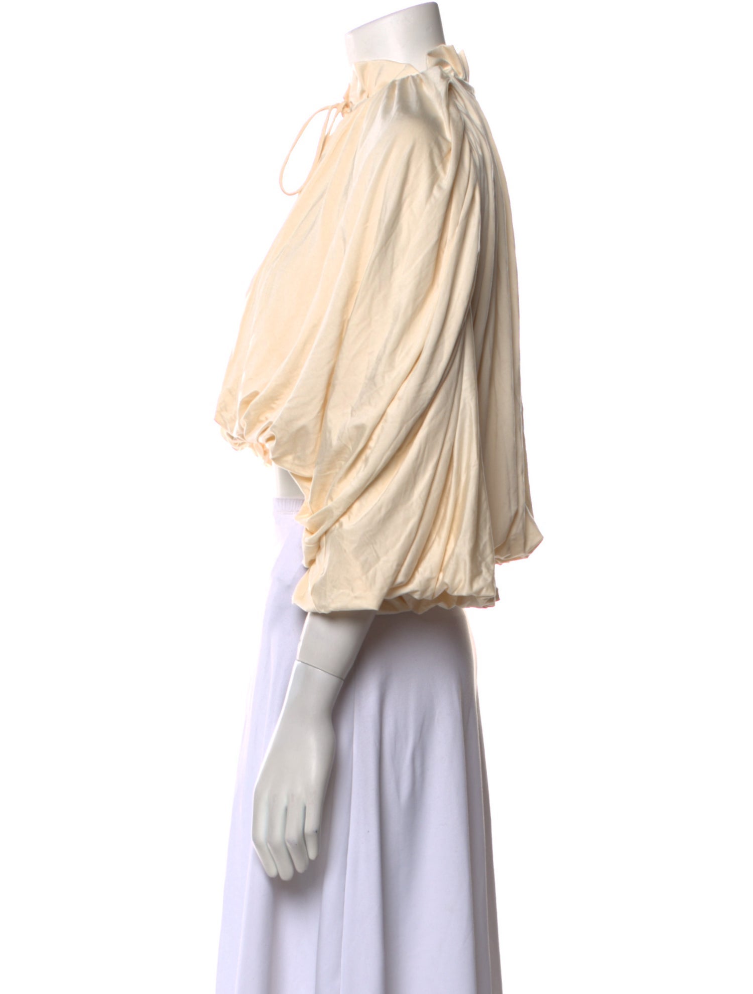 Arakii Mock Neck Three-Quarter Sleeve Crop Top w/ Tags