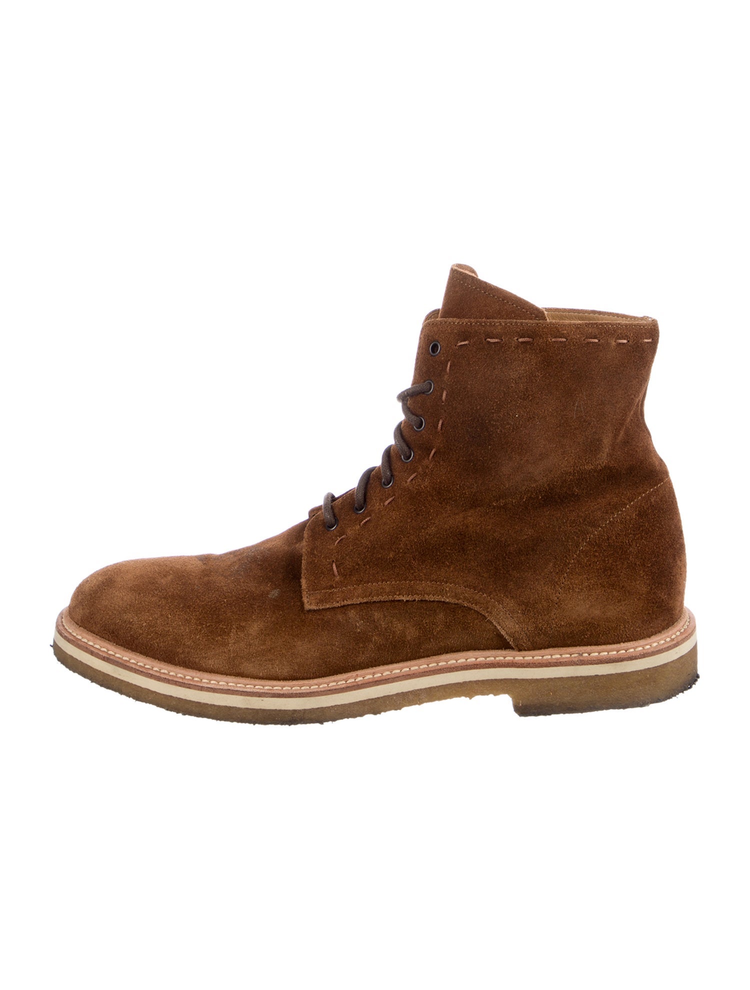 Armando Cabral Suede Lace-Up Boots