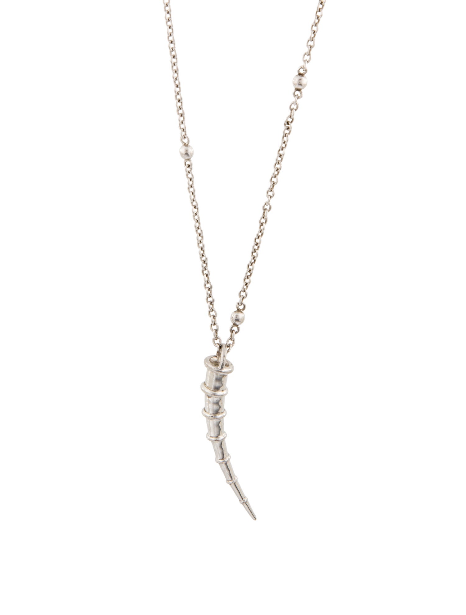 Arme De L'Amour Horn Pendant Necklace