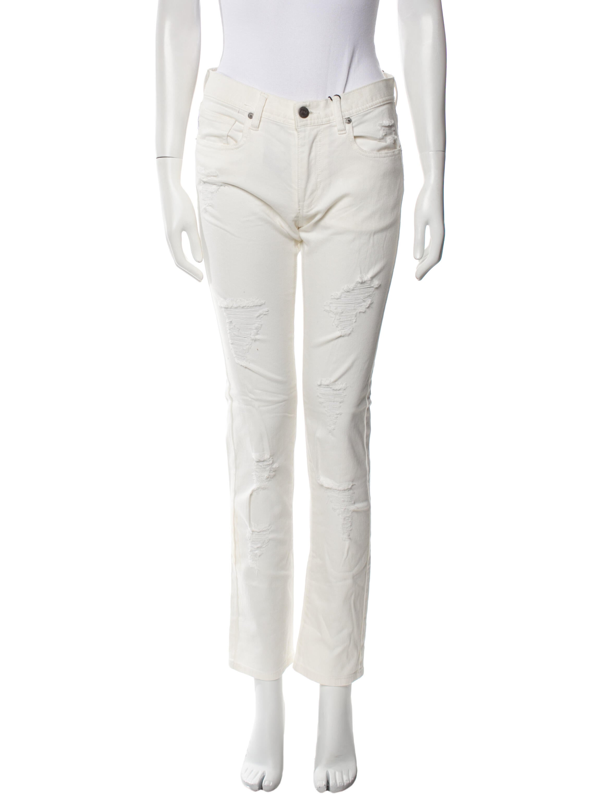 Armani Exchange Mid-Rise Straight Leg Jeans