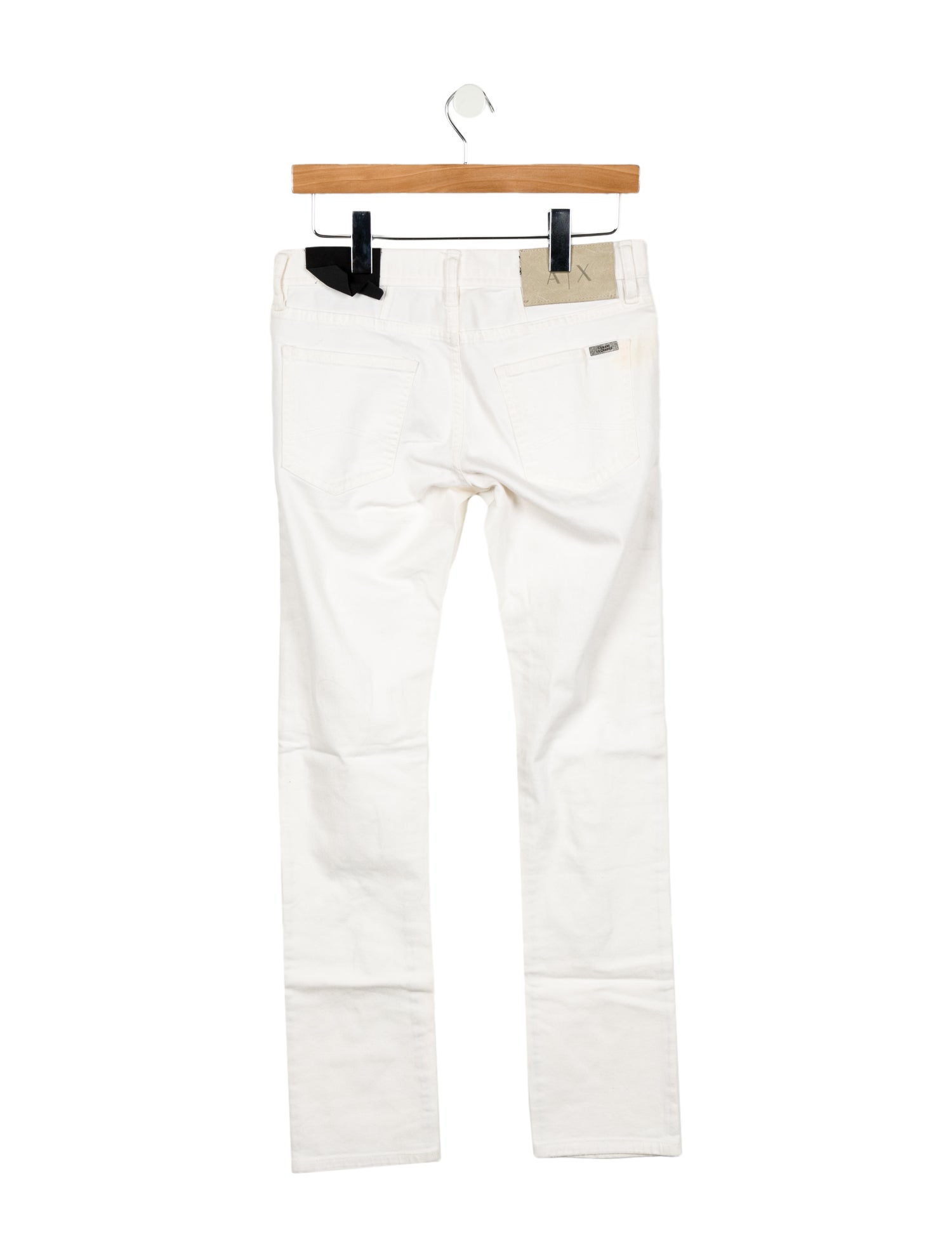 Armani Exchange Mid-Rise Straight Leg Jeans