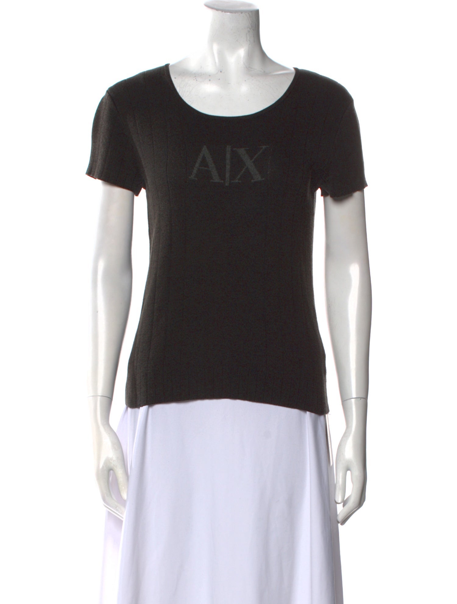 Armani Exchange Graphic Print Scoop Neck T-Shirt