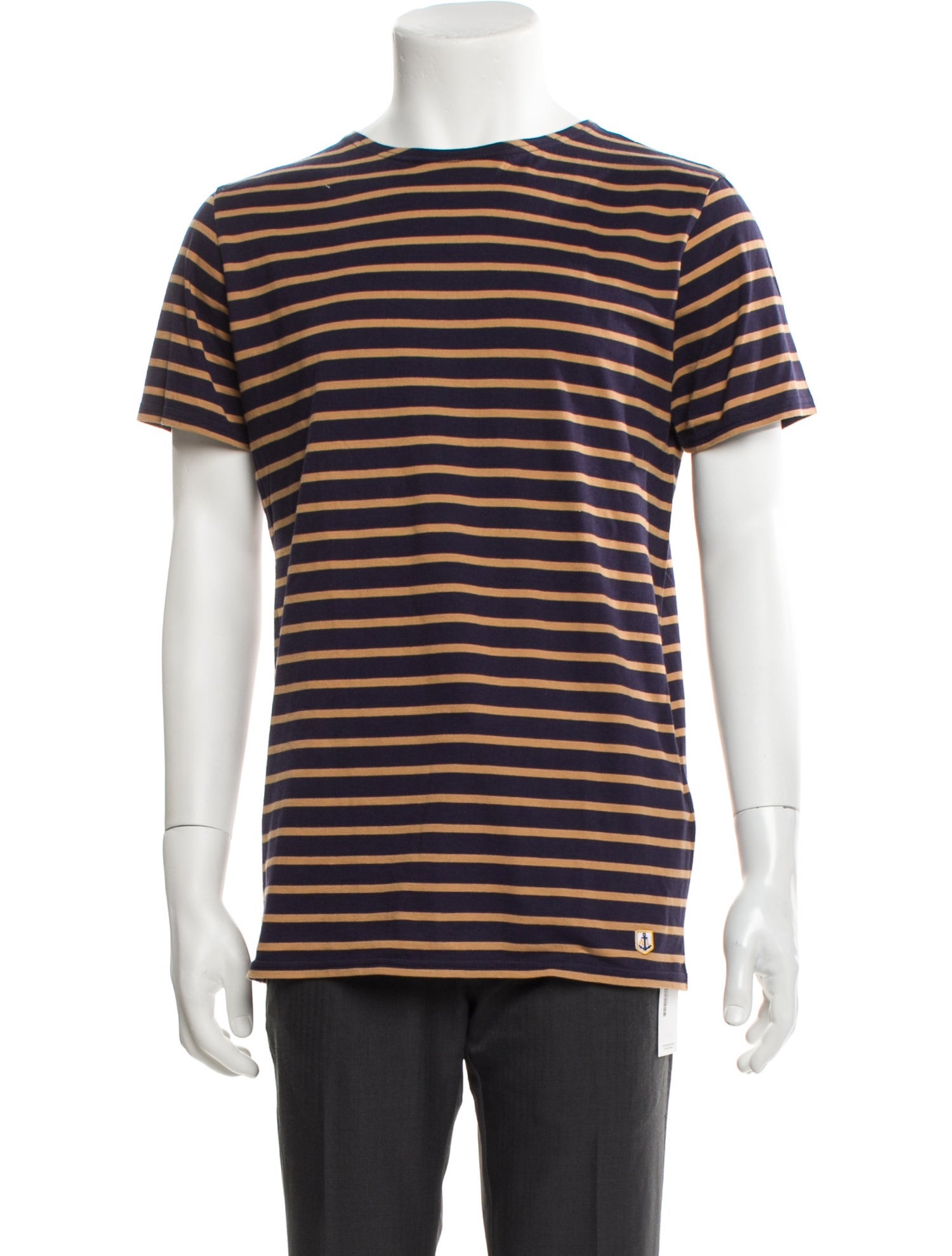 Armor Lux Striped Crew Neck T-Shirt