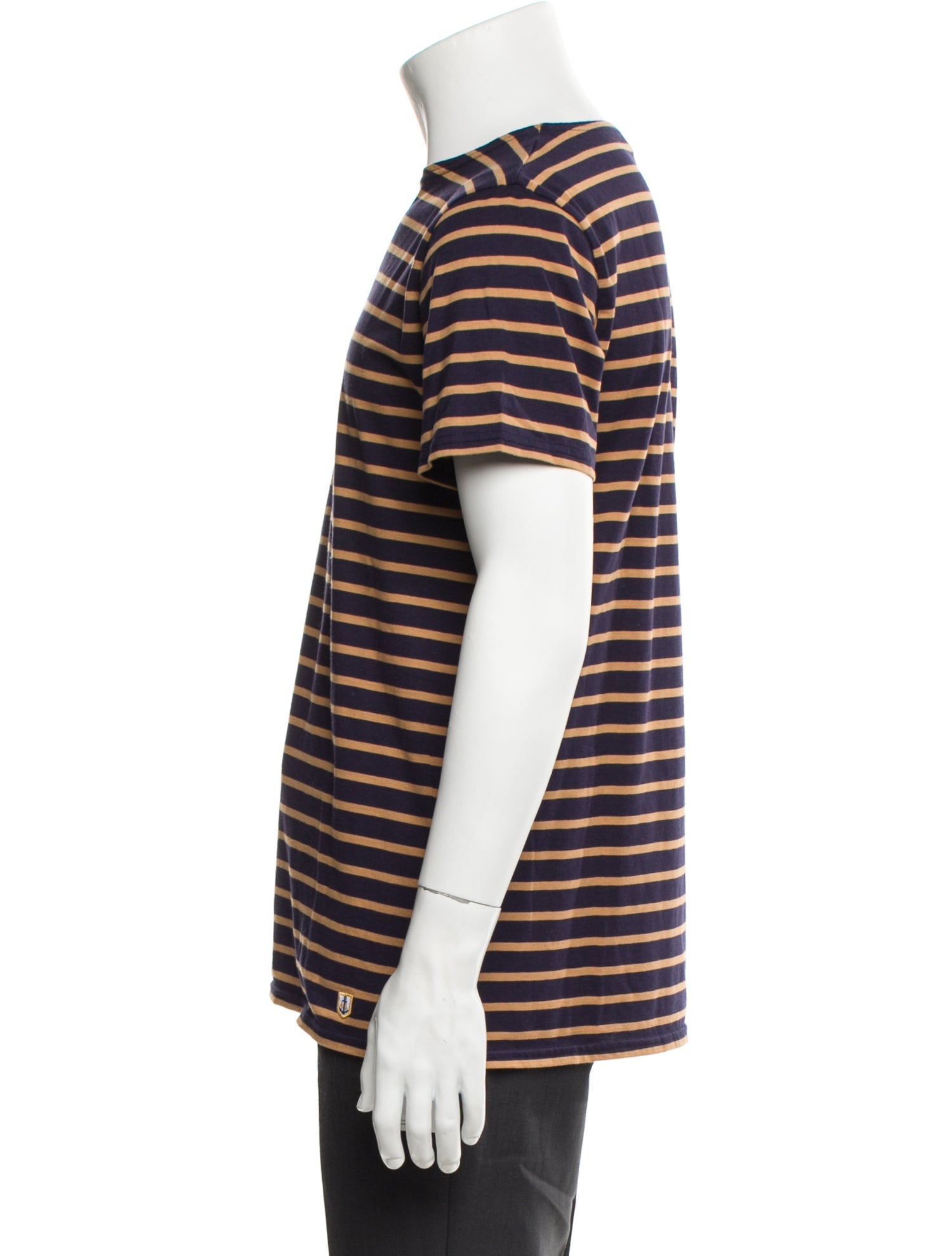 Armor Lux Striped Crew Neck T-Shirt