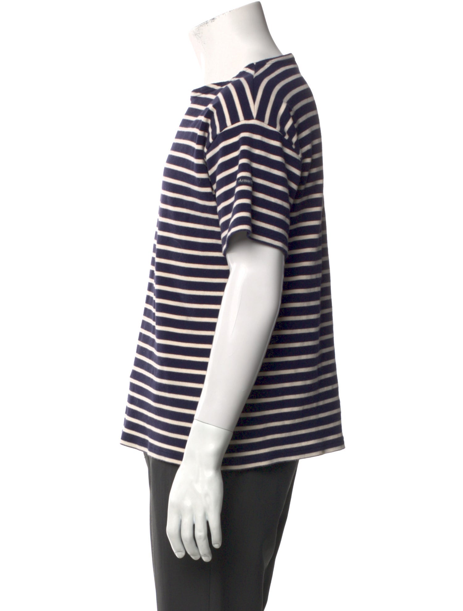 Armor Lux Striped Short Sleeve Shirt