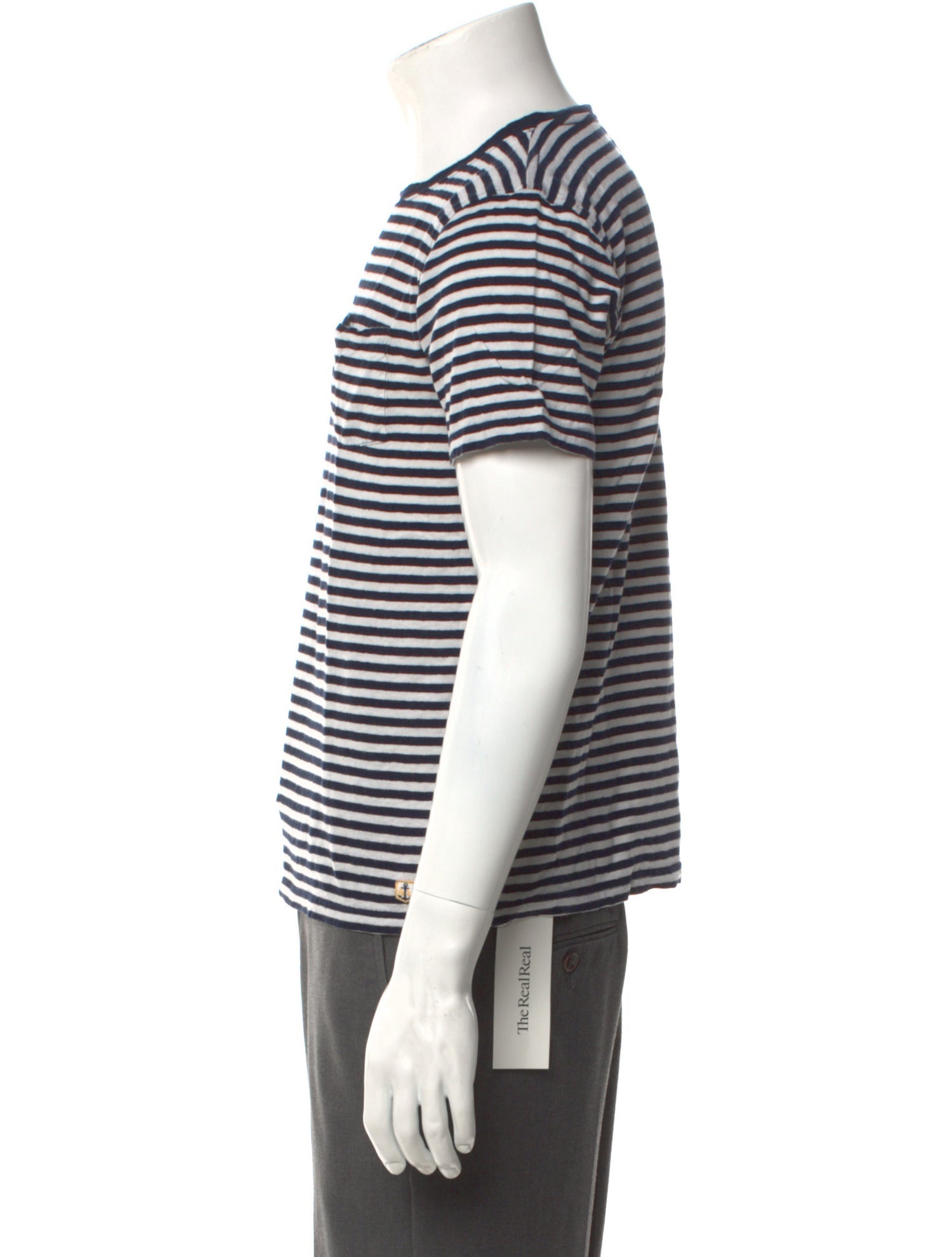 Armor Lux Striped Crew Neck T-Shirt