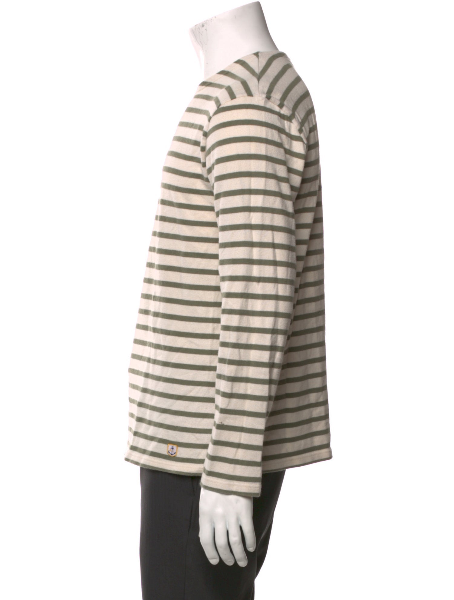 Armor Lux Striped Scoop Neck T-Shirt