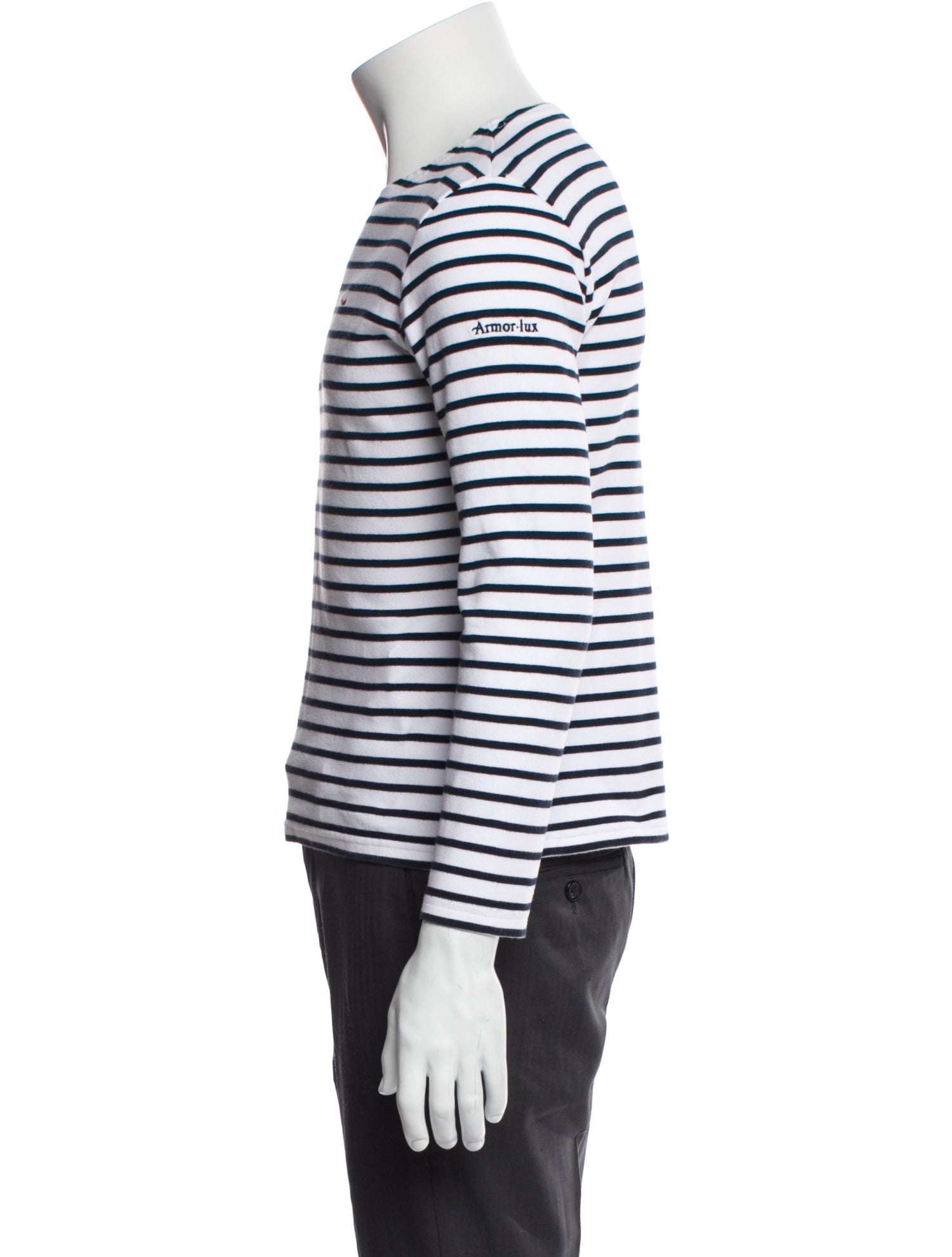 Armor Lux Striped Crew Neck T-Shirt