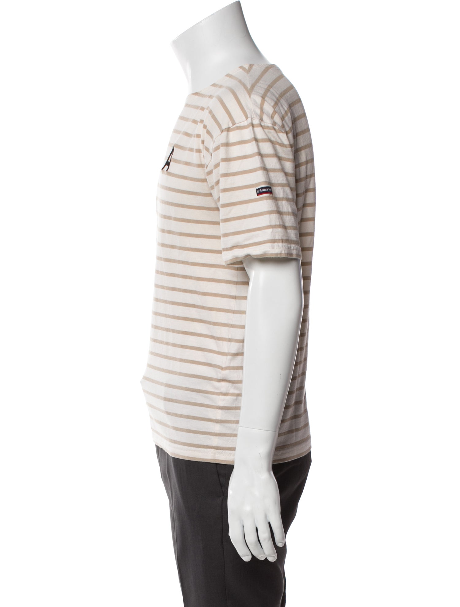 Armor Lux Striped Crew Neck T-Shirt
