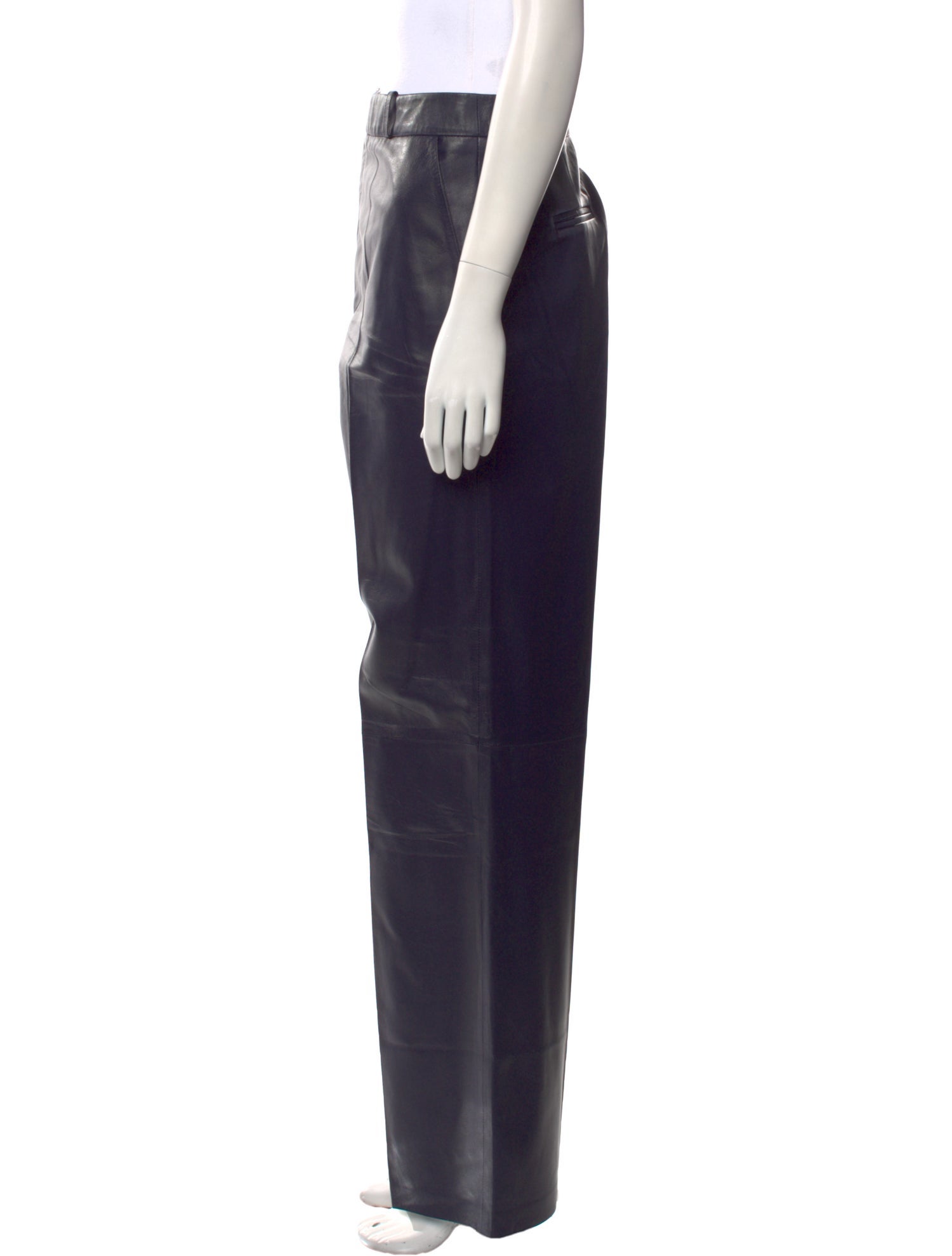 Arma Collection Leather Wide Leg Pants