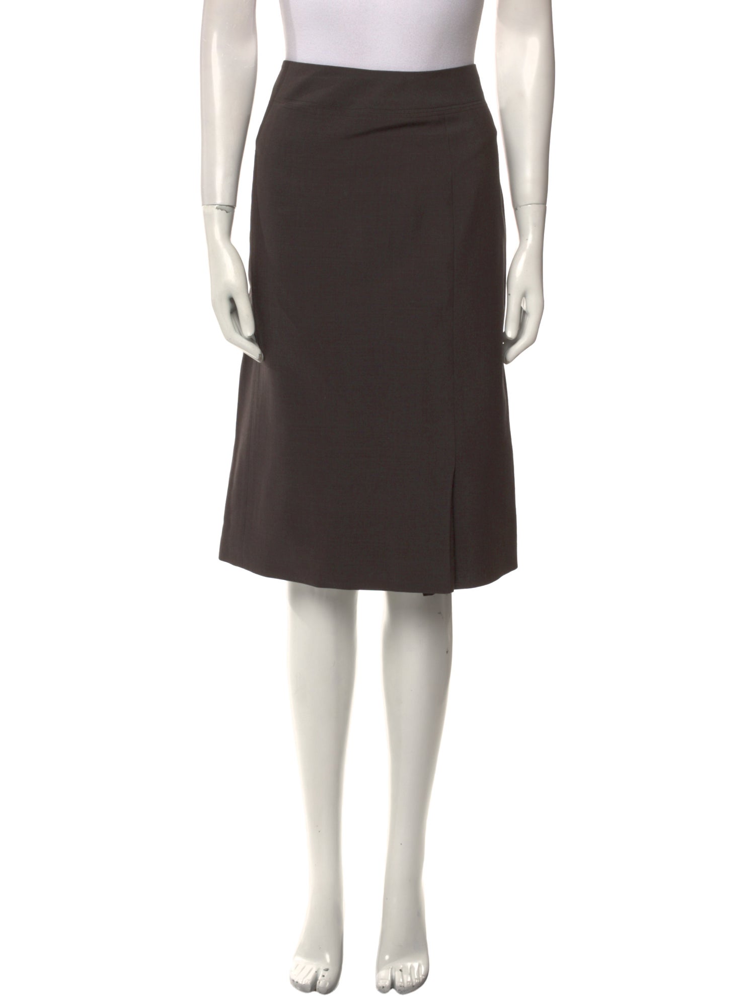 Arte Wool Knee-Length Skirt
