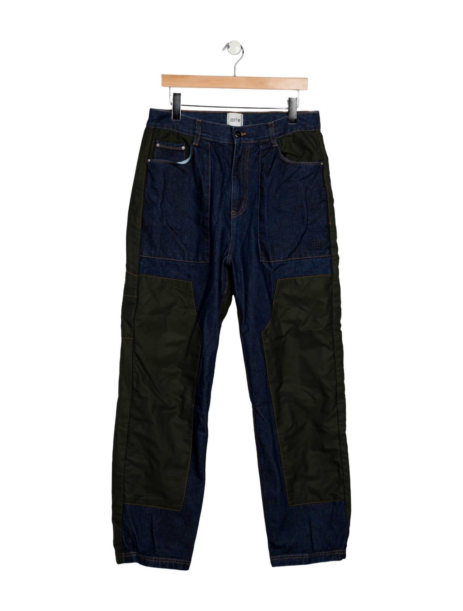 Arte High-Rise Straight Leg Jeans