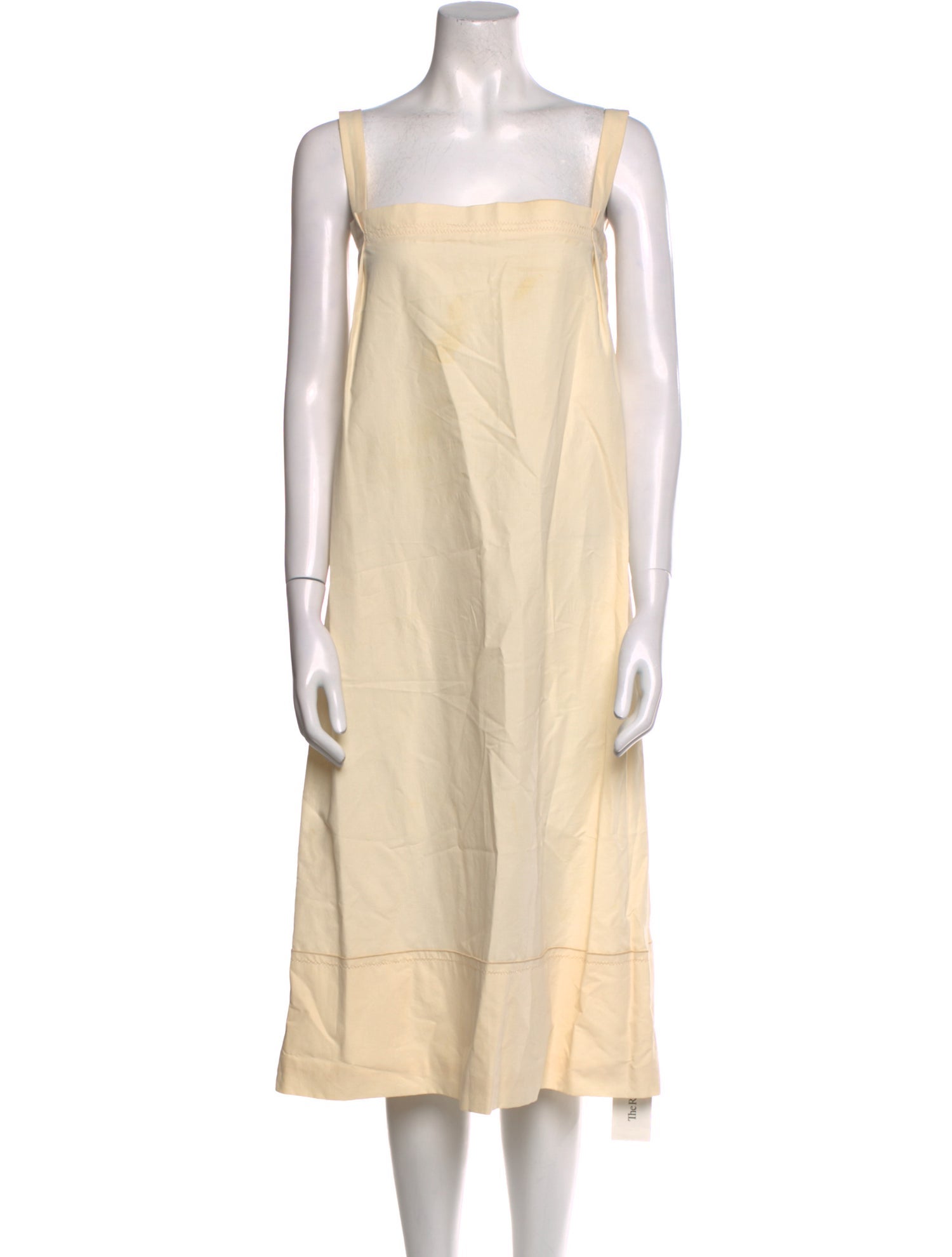 Arte Square Neckline Midi Length Dress