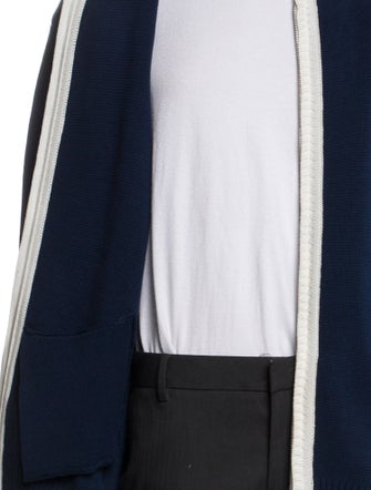 Arte Colorblock Pattern Mock Neck Polo Sweater