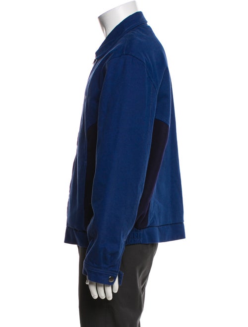 Arte Colorblock Pattern Denim Jacket