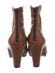 Artemis Design Co. Leather Embroidered Accent Western Boots