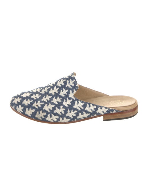 Artemis Design Co. Printed Embroidered Accent Mules
