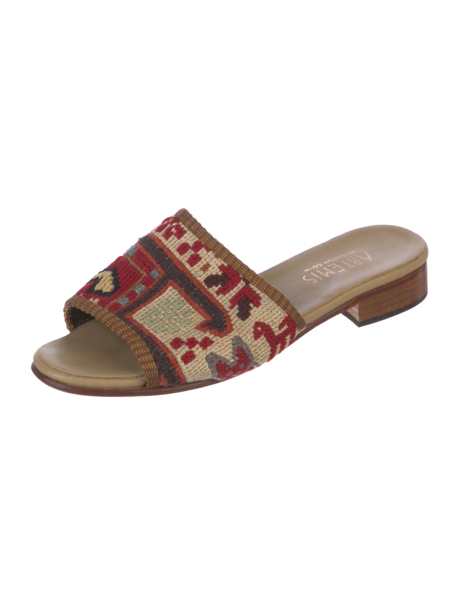 Artemis Design Co. Printed Embroidered Accent Slides