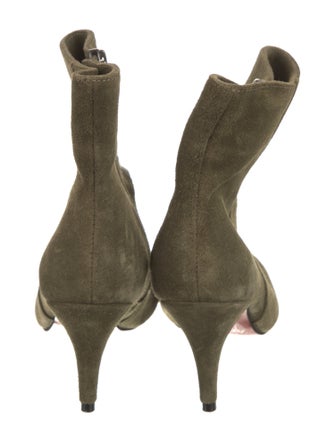 Artemis Design Co. Suede Embroidered Accent Boots