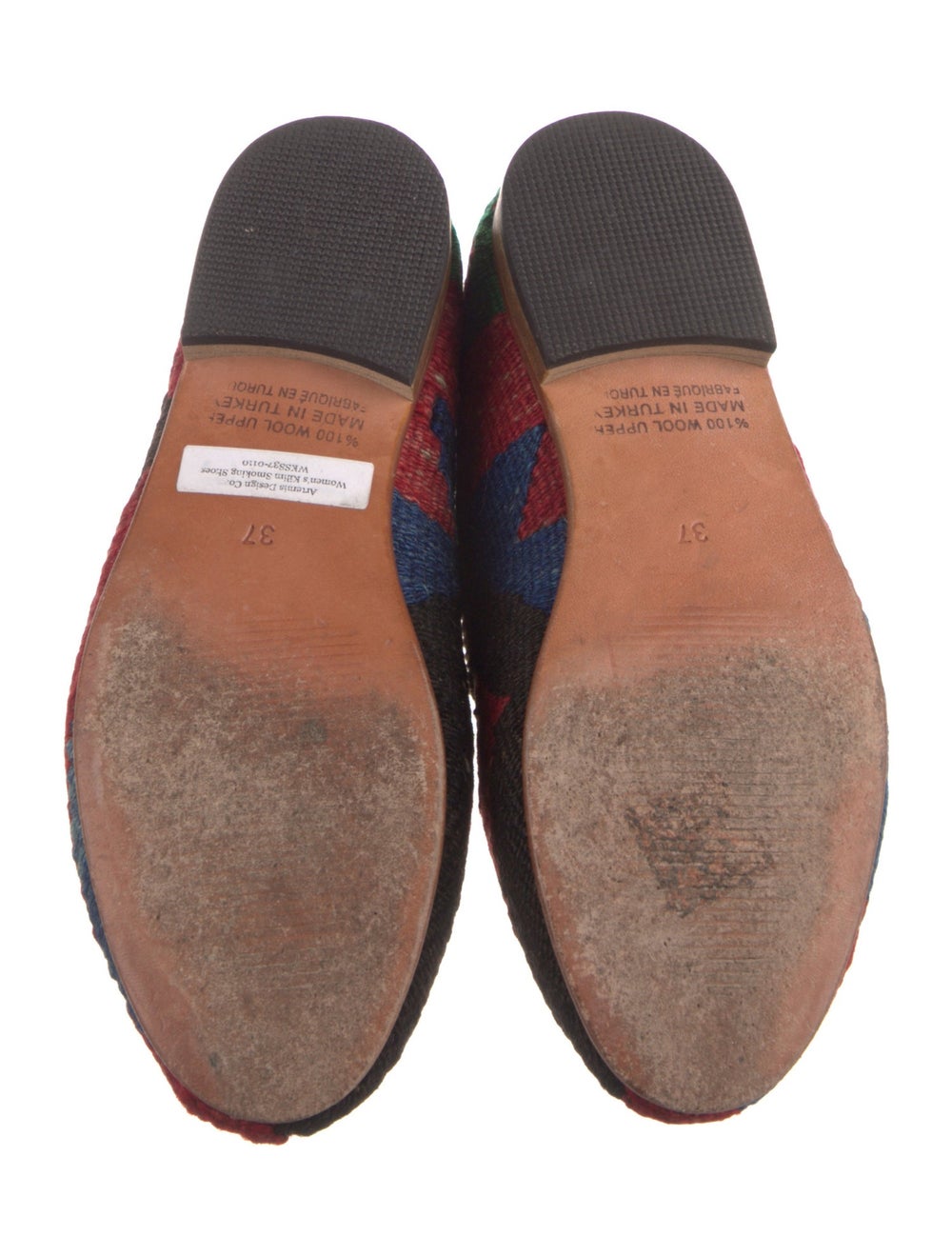 Artemis Design Co. Wool Colorblock Pattern Loafers - image 5