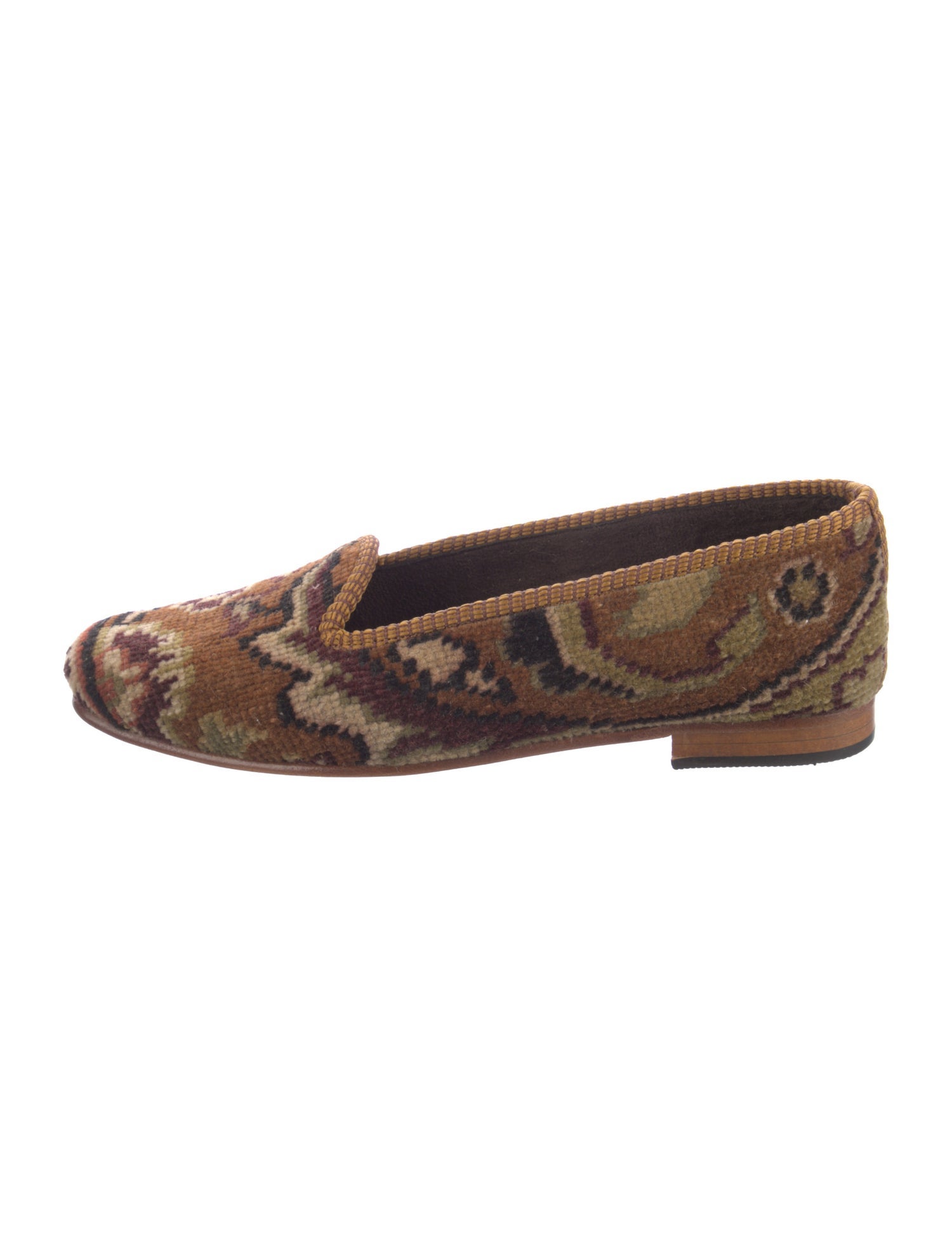 Artemis Design Co. Wool Printed Loafers